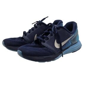 Nike LunarGlide 6‎ Shoes Youth Size 6Y Navy Blue Running Sneakers 747965-400